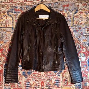 JESSICA SIMPSON leather jacket‼️